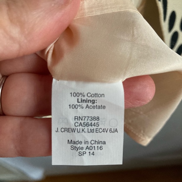 J. CREW Polka Dot Shift Dress - Women’s 4 - Picture 6 of 7